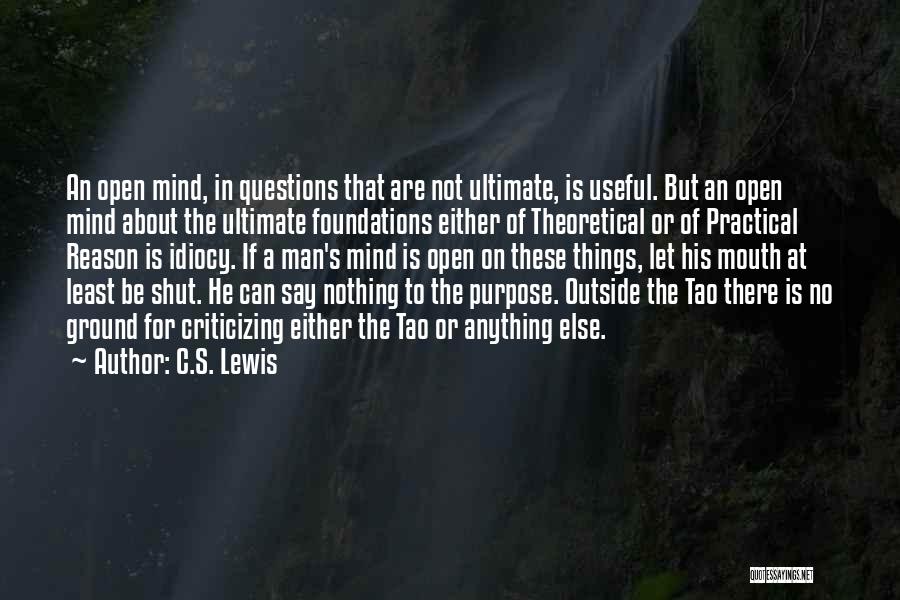 About Anything Quotes By C.S. Lewis