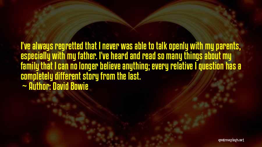 About Anything Quotes By David Bowie