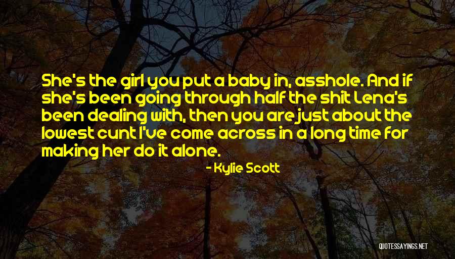 About Baby Girl Quotes By Kylie Scott