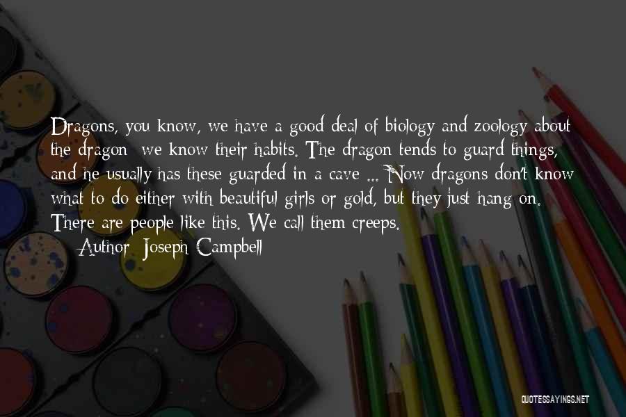 About Beautiful Girl Quotes By Joseph Campbell