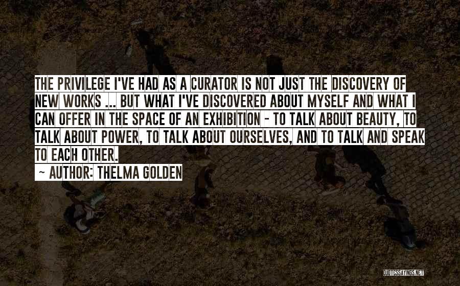 About Beauty Quotes By Thelma Golden