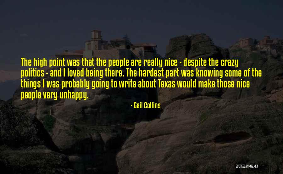 About Being Crazy Quotes By Gail Collins About Being Crazy Quotes By Gail Collins