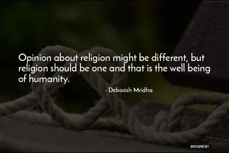 About Being Different Quotes By Debasish Mridha