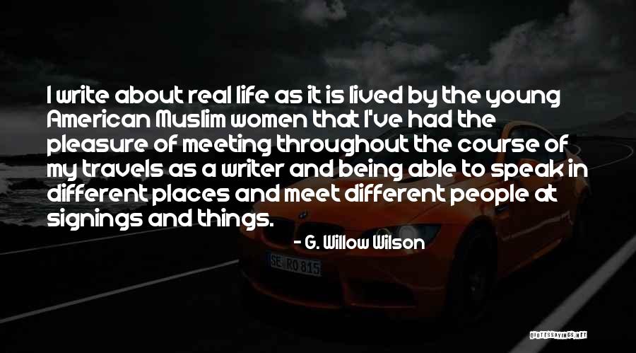 About Being Different Quotes By G. Willow Wilson About Being Different Quotes By G. Willow Wilson