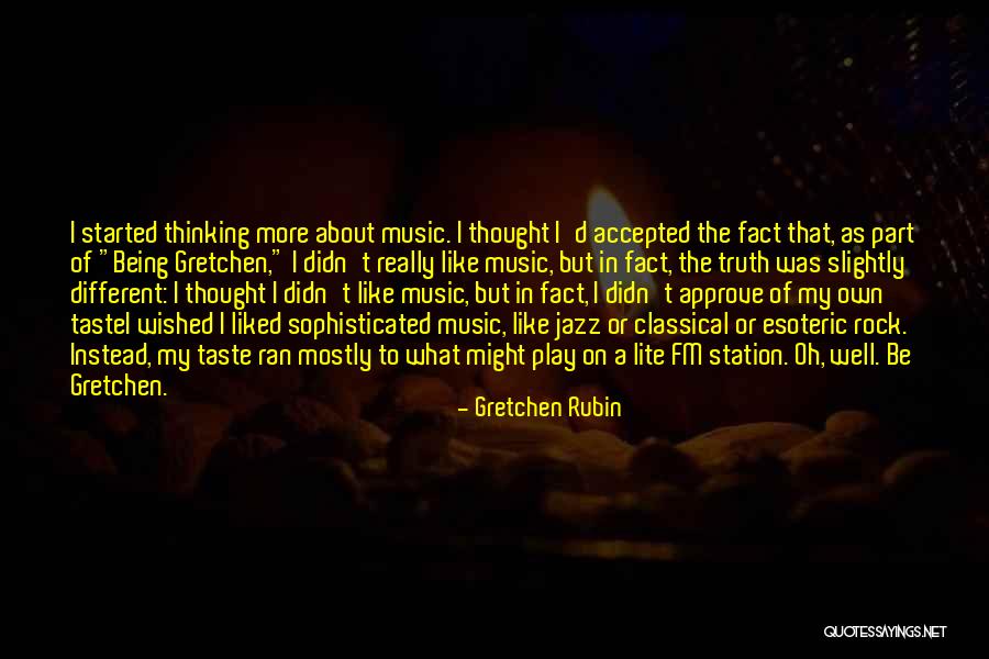 About Being Different Quotes By Gretchen Rubin