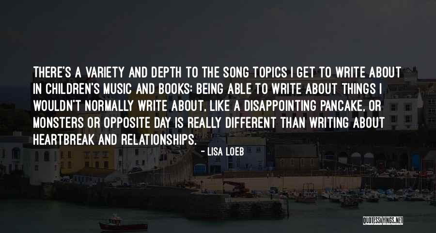 About Being Different Quotes By Lisa Loeb