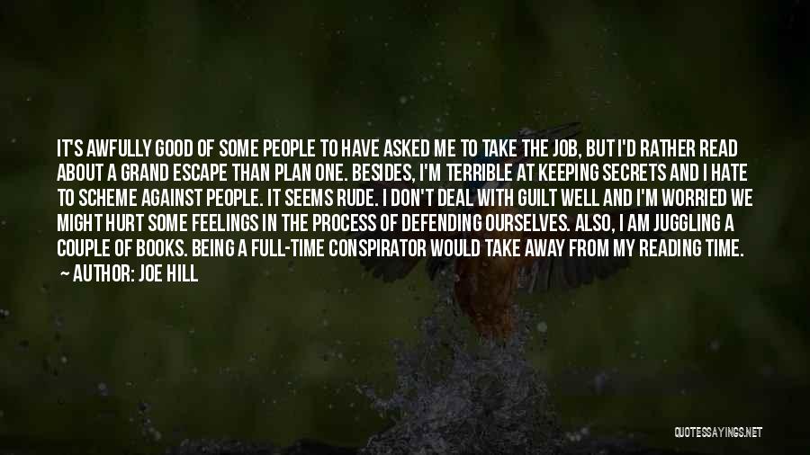 About Being Hurt Quotes By Joe Hill