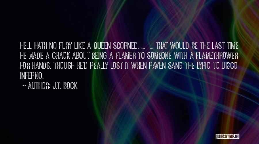 About Being Lost Quotes By J.T. Bock