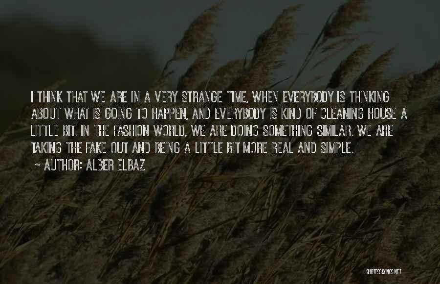 About Being Simple Quotes By Alber Elbaz