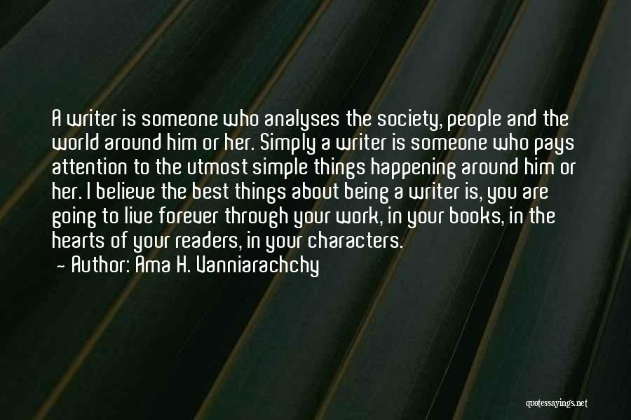 About Being Simple Quotes By Ama H. Vanniarachchy