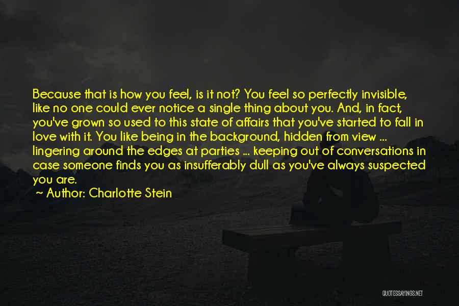 About Being Single Quotes By Charlotte Stein