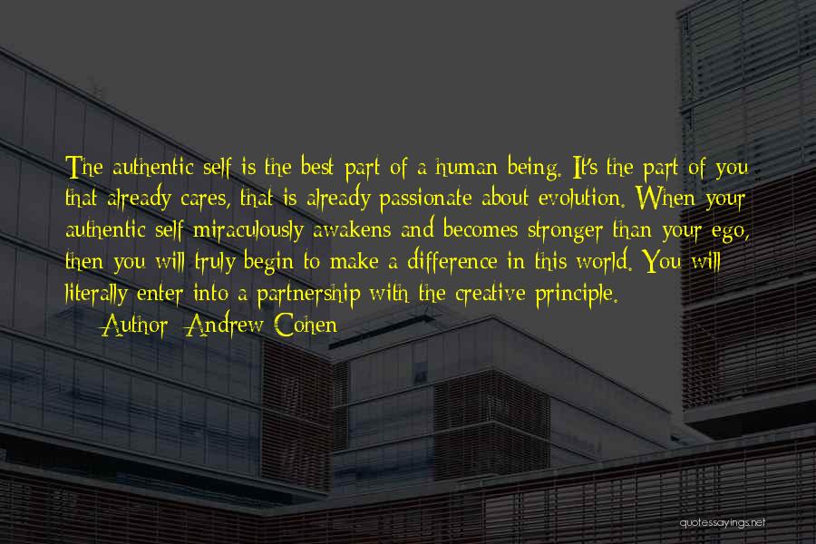 About Being The Best Quotes By Andrew Cohen