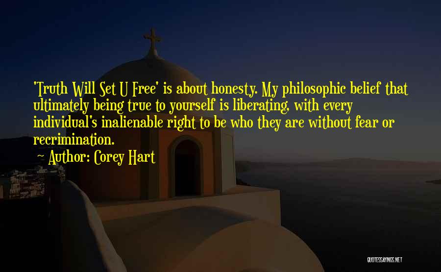 About Being True To Yourself Quotes By Corey Hart