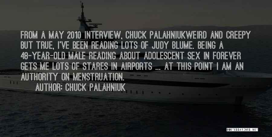 About Being Weird Quotes By Chuck Palahniuk