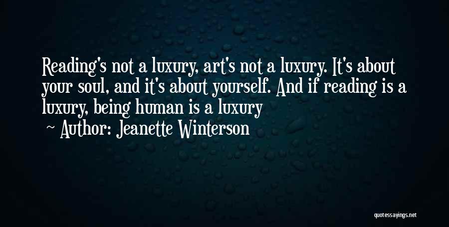 About Being Yourself Quotes By Jeanette Winterson