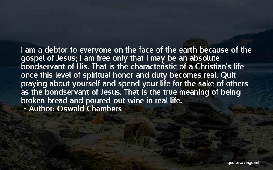 About Being Yourself Quotes By Oswald Chambers