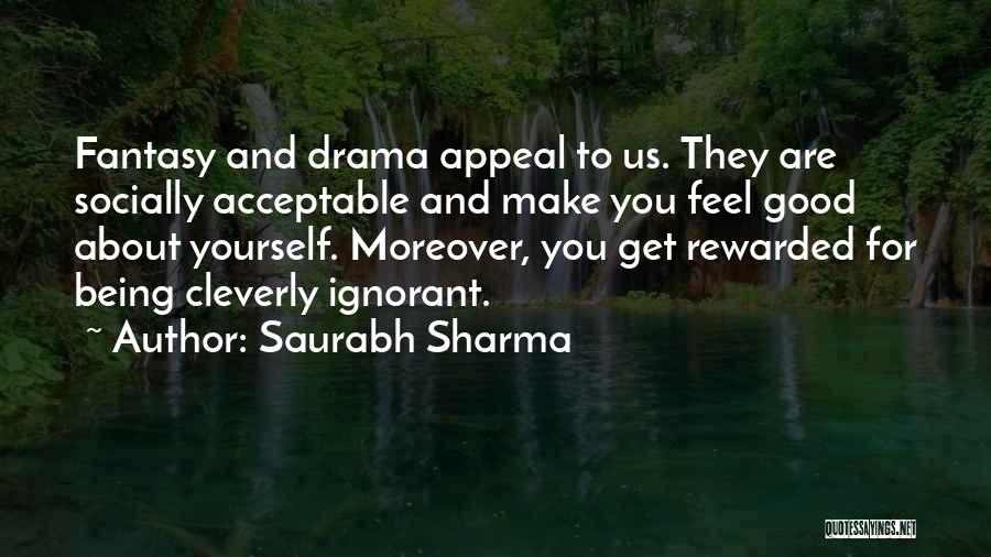 About Being Yourself Quotes By Saurabh Sharma