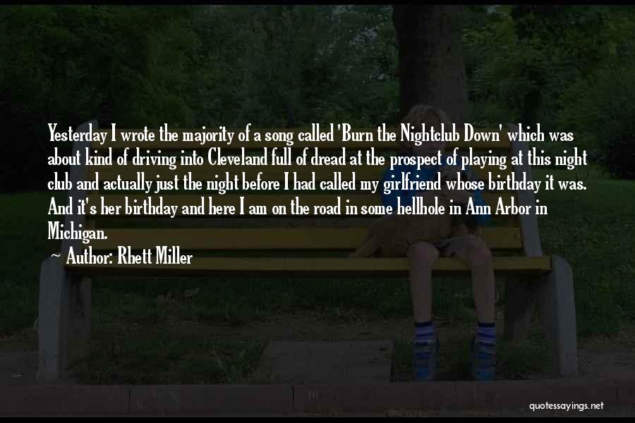 About Birthday Quotes By Rhett Miller