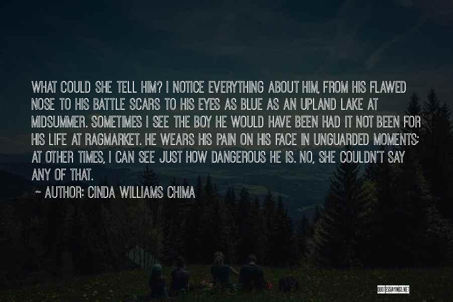 About Blue Eyes Quotes By Cinda Williams Chima
