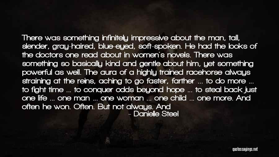 About Blue Eyes Quotes By Danielle Steel