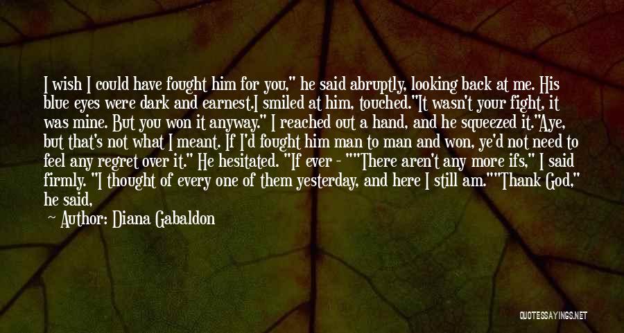 About Blue Eyes Quotes By Diana Gabaldon