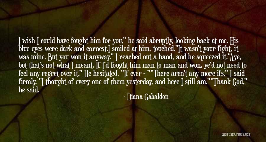 About Blue Eyes Quotes By Diana Gabaldon