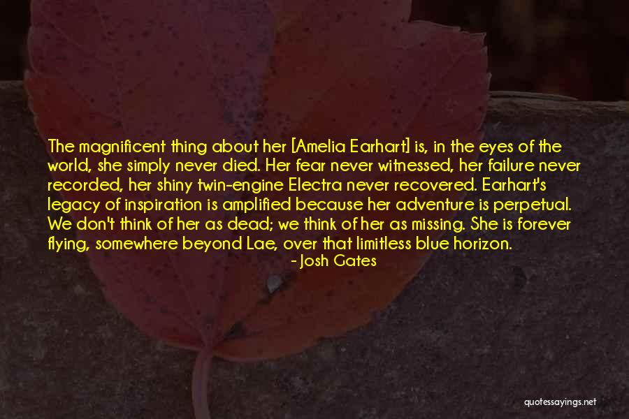 About Blue Eyes Quotes By Josh Gates