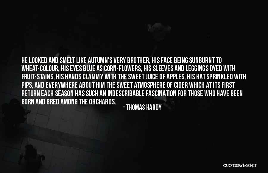 About Blue Eyes Quotes By Thomas Hardy