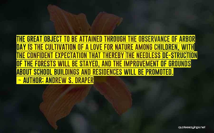 About Children's Day Quotes By Andrew S. Draper