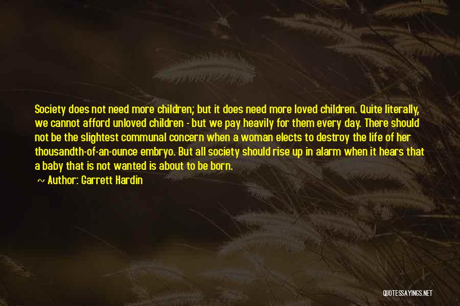 About Children's Day Quotes By Garrett Hardin