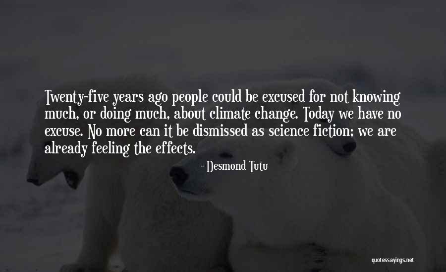 About Climate Change Quotes By Desmond Tutu