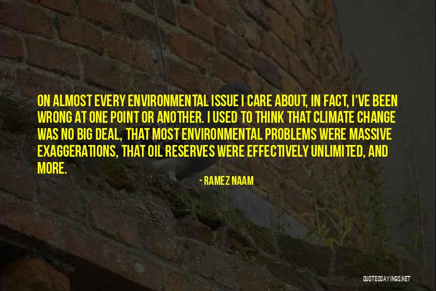 About Climate Change Quotes By Ramez Naam