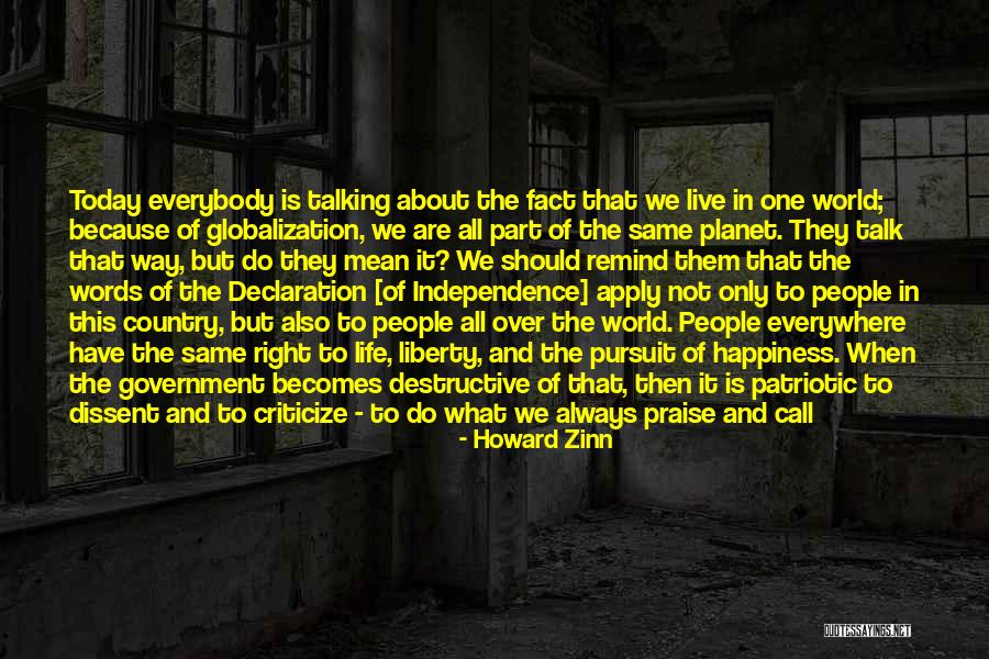 About Critics Quotes By Howard Zinn About Critics Quotes By Howard Zinn