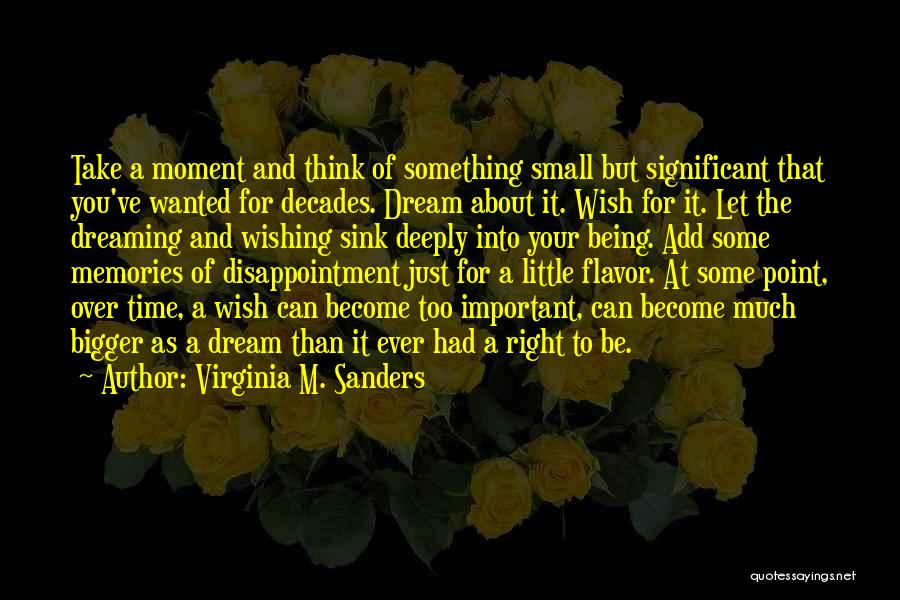 About Dreams Quotes By Virginia M. Sanders