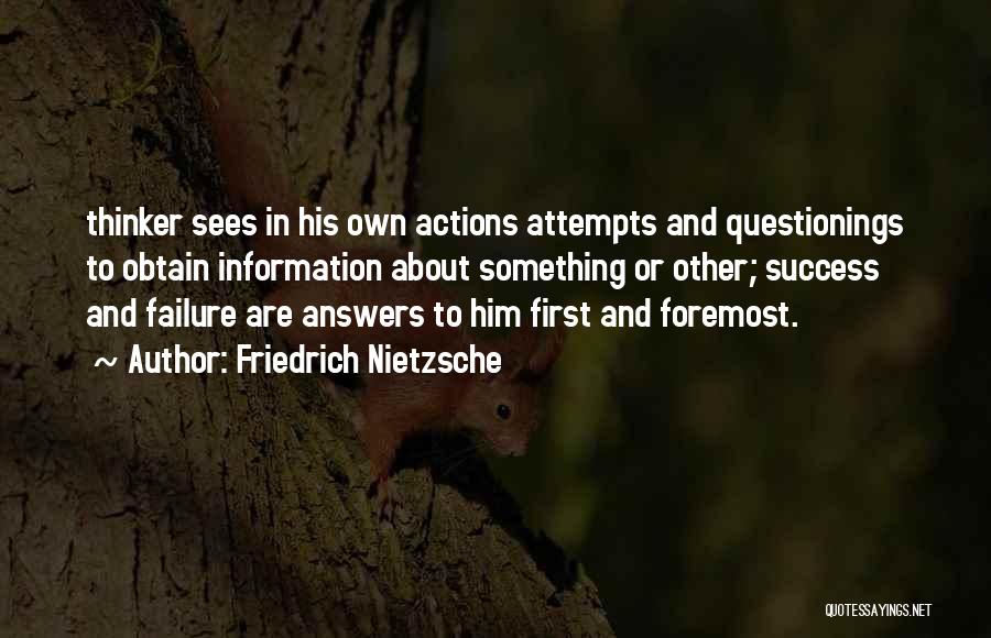 About Failure To Success Quotes By Friedrich Nietzsche