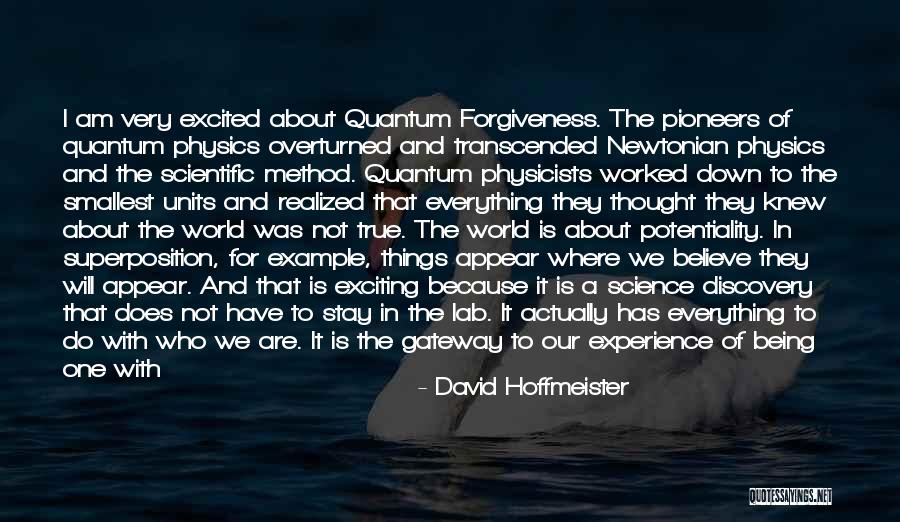 About Forgiveness Quotes By David Hoffmeister