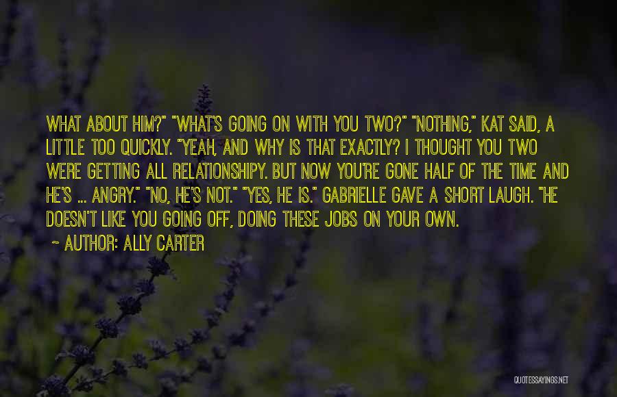 About Him Short Quotes By Ally Carter