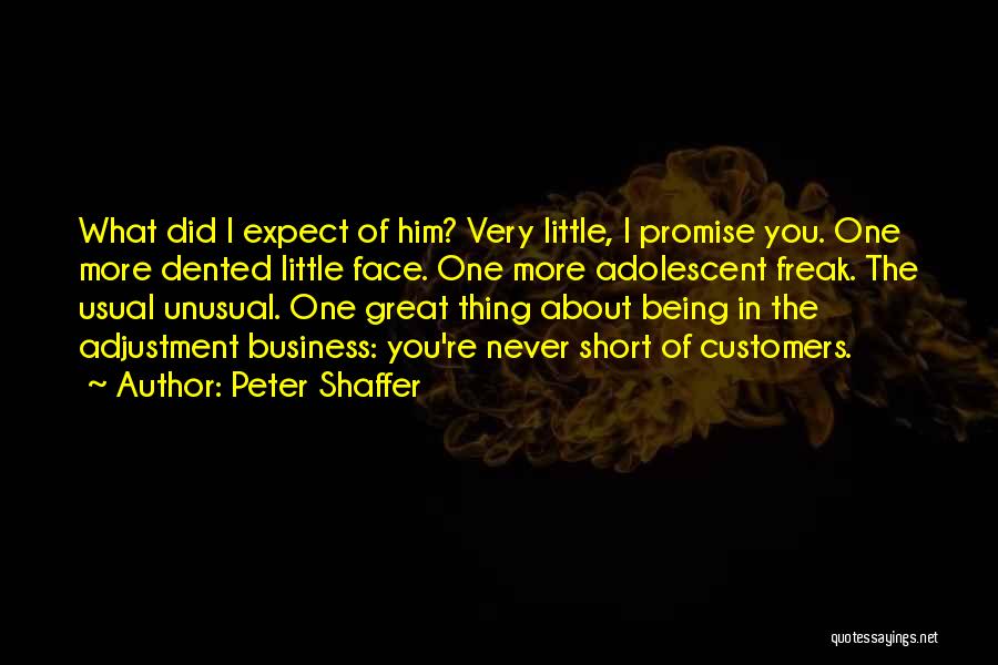 About Him Short Quotes By Peter Shaffer