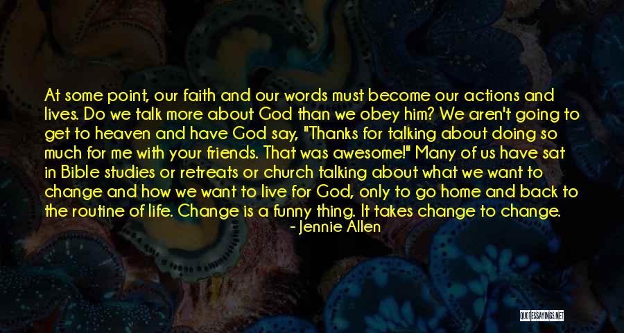 About Life Bible Quotes By Jennie Allen