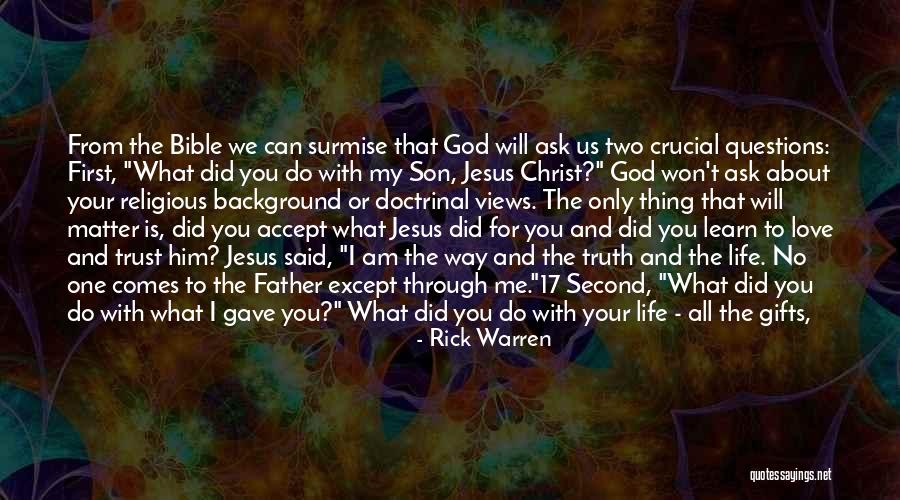 About Life Bible Quotes By Rick Warren