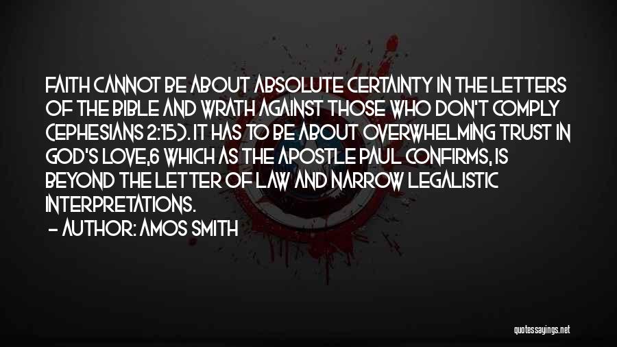 About Love Bible Quotes By Amos Smith