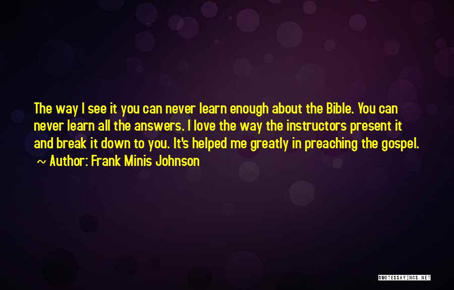 About Love Bible Quotes By Frank Minis Johnson