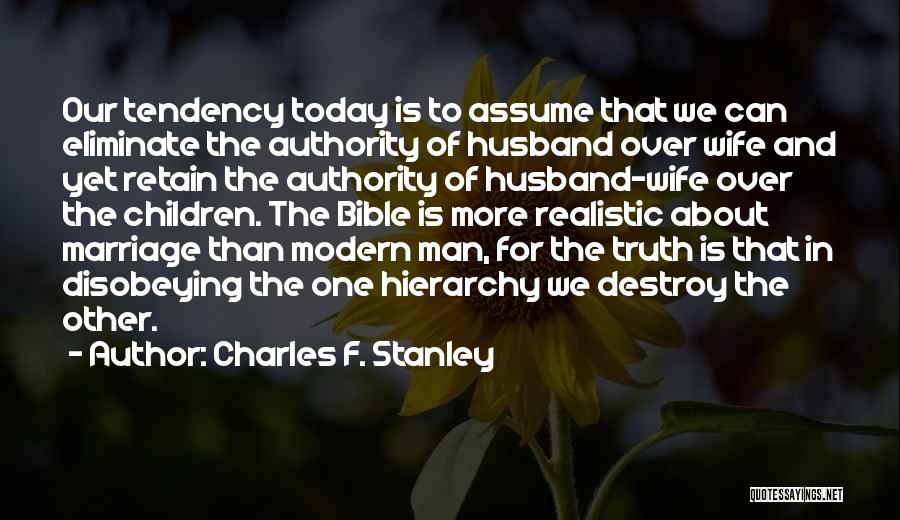 About Marriage Bible Quotes By Charles F. Stanley