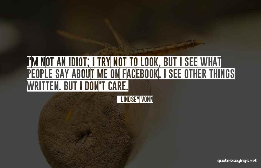 About Me Facebook Quotes By Lindsey Vonn