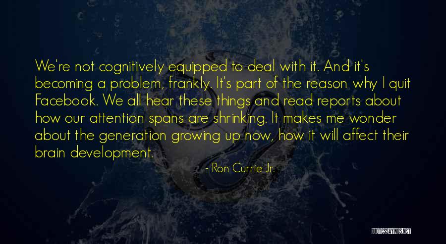 About Me Facebook Quotes By Ron Currie Jr.