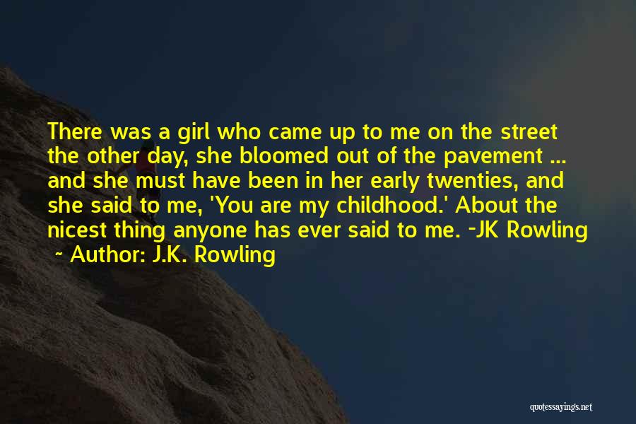 About Me Girl Quotes By J.K. Rowling