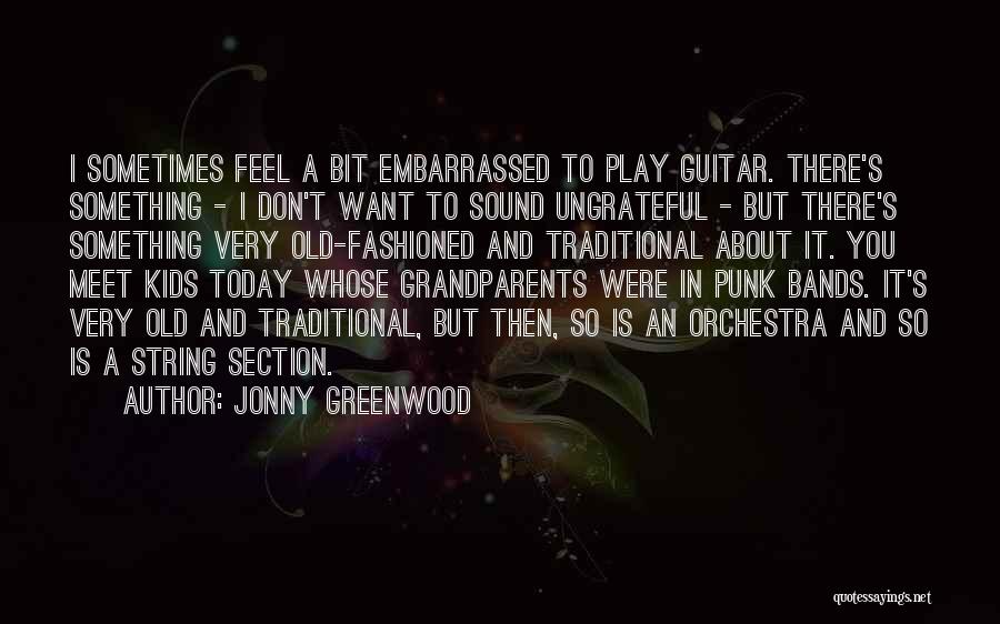 About Me Section Quotes By Jonny Greenwood