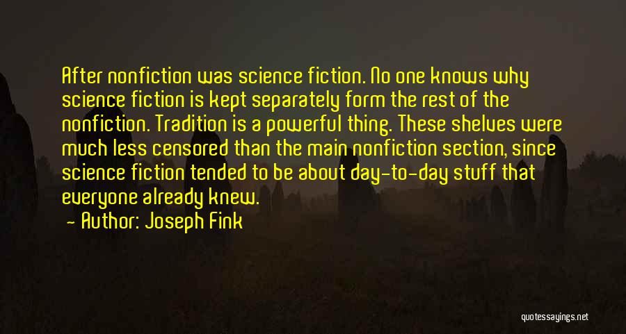 About Me Section Quotes By Joseph Fink