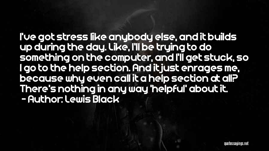 About Me Section Quotes By Lewis Black