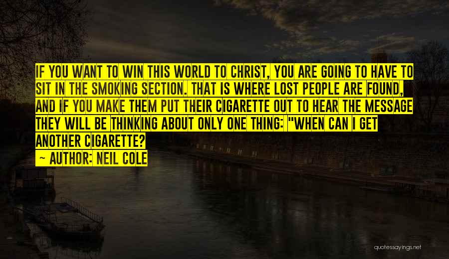 About Me Section Quotes By Neil Cole